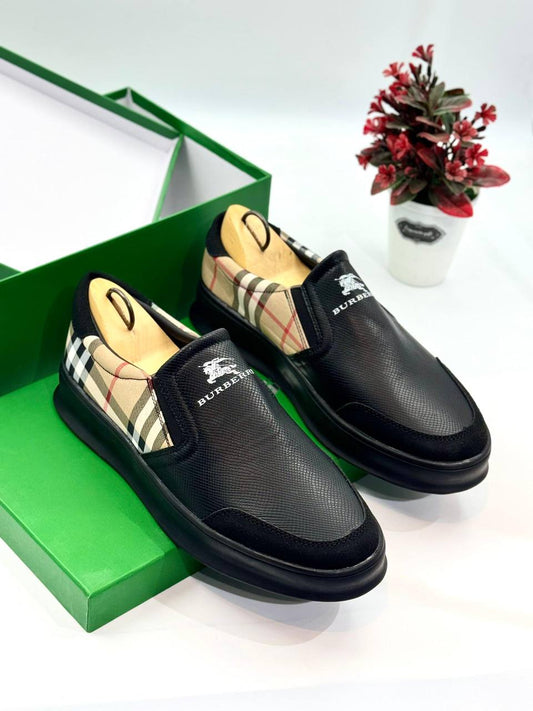 Classy Triple Black Burbbery (No Lace)