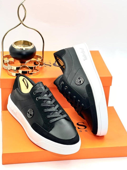 Classy Timbs Black Business Smart Footwear